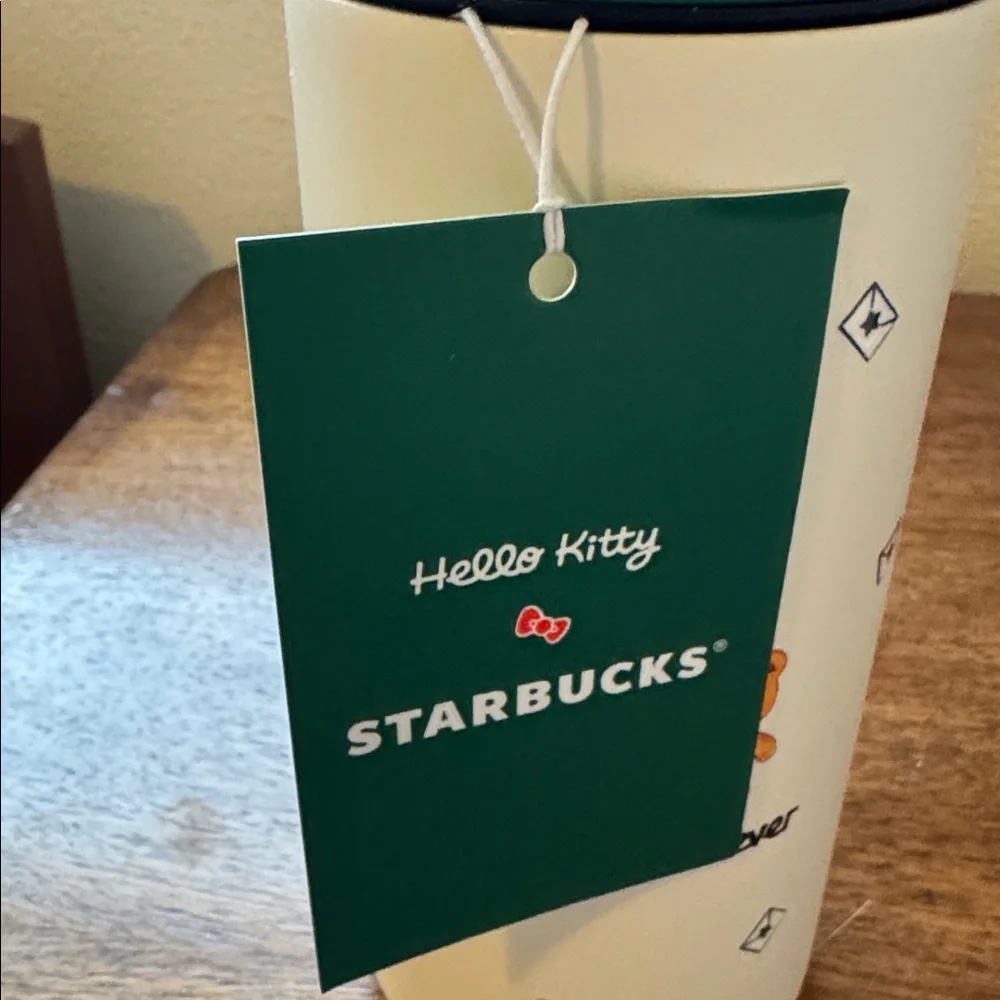 Starbucks Sanrio Hello Kitty Cream Tumbler Miir 12oz - Picture 3 of 4